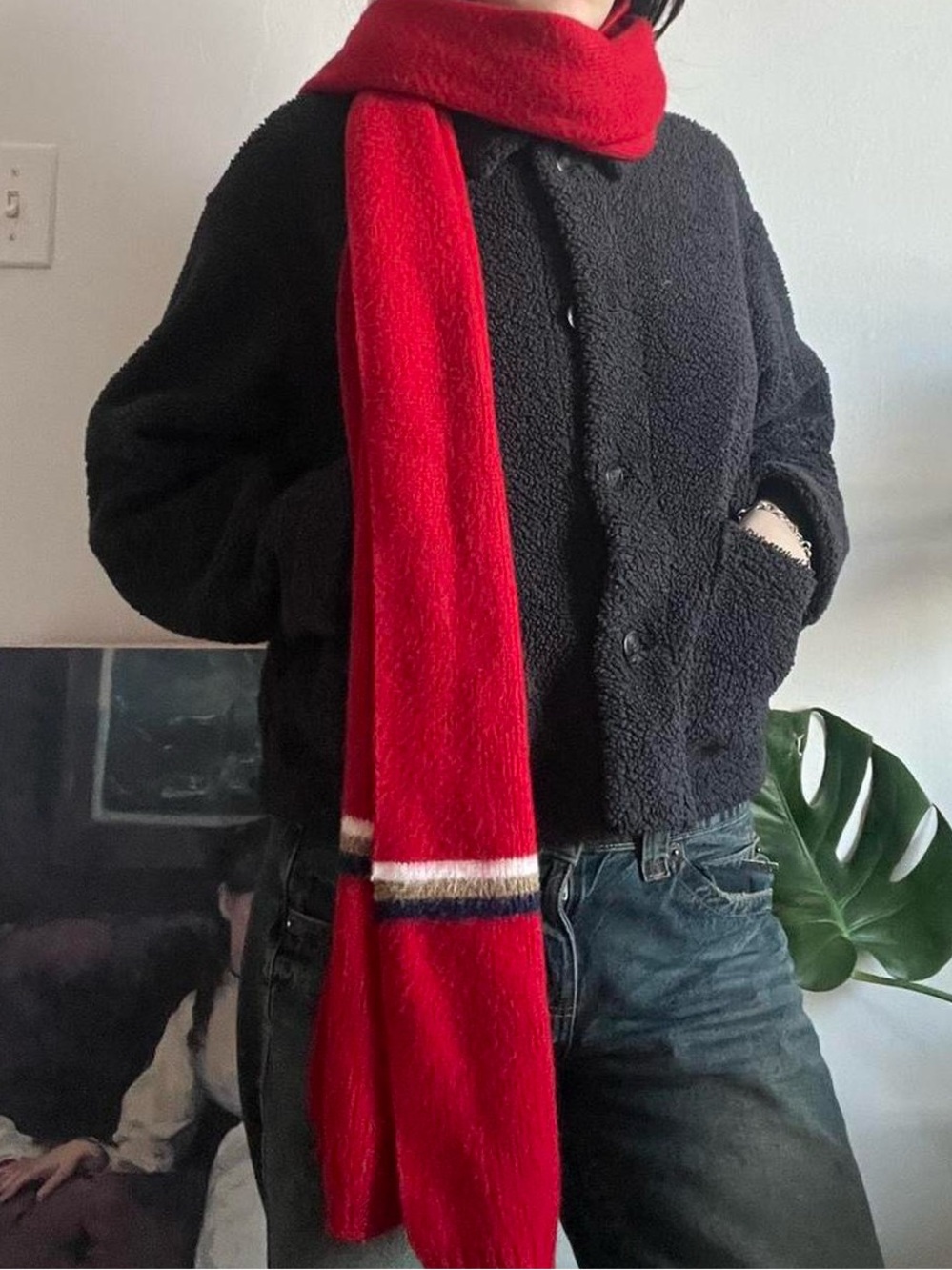 Red Scarf - Picture 2 of 5